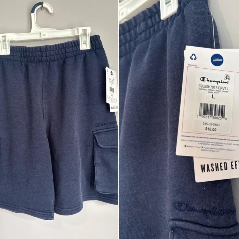 Champion Navy and Blue Shorts